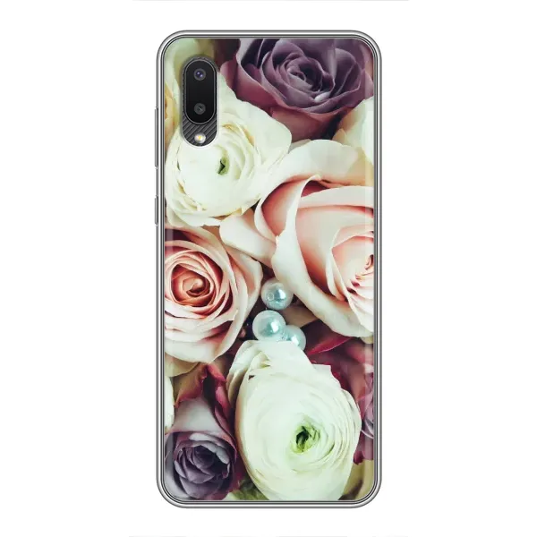 Чехол с рисунком «Букет РОЗ» для Samsung Galaxy A02 Чехол с рисунком «Букет РОЗ» для Samsung Galaxy A02