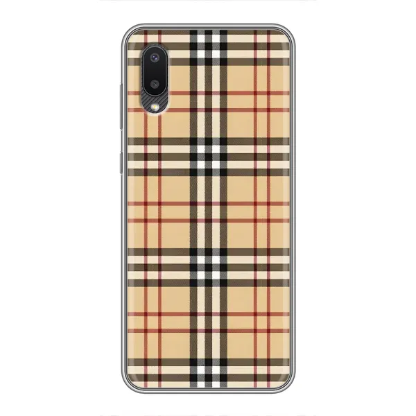 Чехол с рисунком «Burberry стиль» для Samsung Galaxy A02 Чехол с рисунком «Burberry стиль» для Samsung Galaxy A02