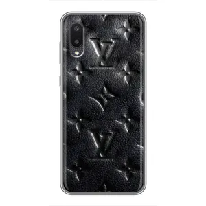 Текстурний Чохол Louis Vuitton для Самсунг А02 (Чорний ЛВ)