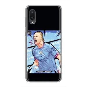 Чохли з принтом на Samsung Galaxy A02 Футболіст (гол Ерлінг Холанд)
