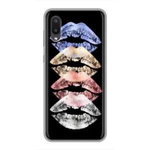 Чехол Стильные девушки на Samsung Galaxy A02 (Губы)