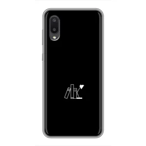 Чохол з картинками на чорному фоні для Samsung Galaxy A02 (Книжки)