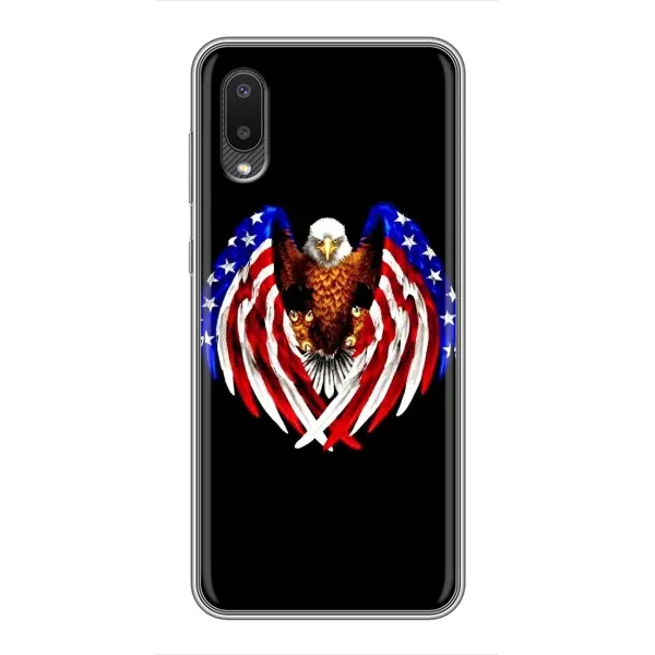 Чехол с рисунком «Крылья США» для Samsung Galaxy A02 Чехол с рисунком «Крылья США» для Samsung Galaxy A02