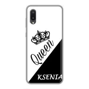 Именные Женские Чехлы для Samsung Galaxy A02 (KSENIA)