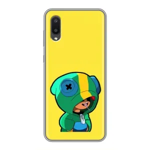 Чохол Бравл Старс для Samsung Galaxy A02 (Леон (LEON))