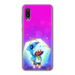 Чохол Бравл Старс для Samsung Galaxy A02 (Леон у костюмі Акули)