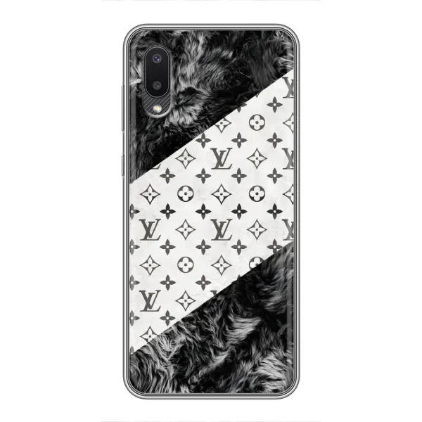 Чехол с рисунком «LV на белом» для Samsung Galaxy A02 Чехол с рисунком «LV на белом» для Samsung Galaxy A02