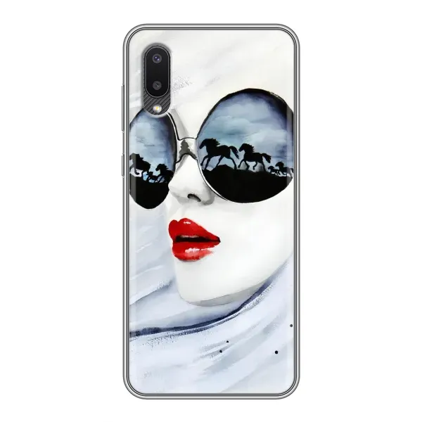 Чехол с рисунком «Любительница коней» для Samsung Galaxy A02 Чехол с рисунком «Любительница коней» для Samsung Galaxy A02