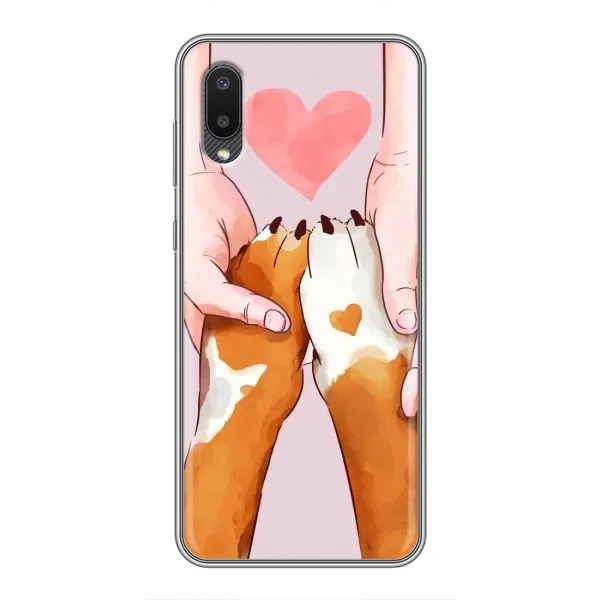 Чехол с рисунком «Любовь к собакам» для Samsung Galaxy A02 Чехол с рисунком «Любовь к собакам» для Samsung Galaxy A02