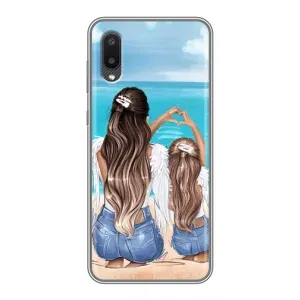 Чехлы для МАМЫ на Samsung Galaxy A02 (Мама и дочь)