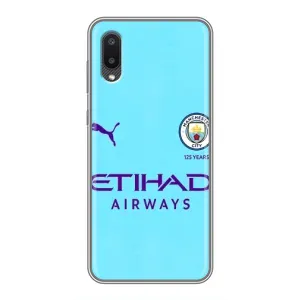 Силиконовые Чехлы принт Футбол на Samsung Galaxy A02 (Man City)