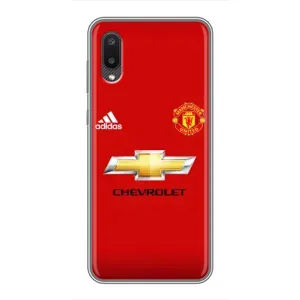 Силиконовые Чехлы принт Футбол на Samsung Galaxy A02 (Man United)