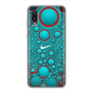 Силіконовый Чохол на Samsung Galaxy A02 з картинкою НАЙК (Найк зелений)