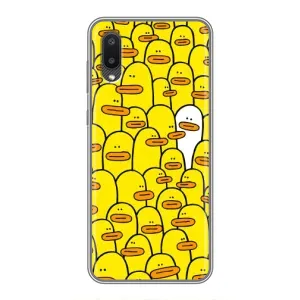 Силиконовый бампер с картинкой животных для Samsung Galaxy A02 (Особенный)