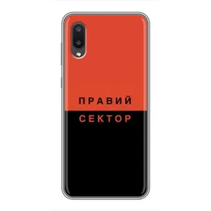 Чехлы УПА (Красно-Чёрный) на Samsung Galaxy A02 (Правый Серктор)
