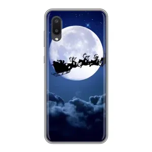 Чохол Санта Клаус для Samsung Galaxy A02 (Санта - місяць)