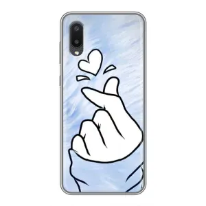 Чехлы (Знак сердечка) на Samsung Galaxy A02 (Сердечка знак)