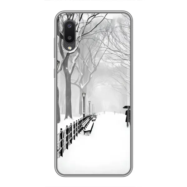 Чехол с рисунком «Снегом замело» для Samsung Galaxy A02 Чехол с рисунком «Снегом замело» для Samsung Galaxy A02