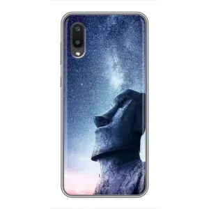 Силиконовые Чехлы (смешные стикеры) для Samsung Galaxy A02 (Статуя)