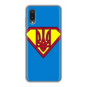 Чехол с картинкой (Патриотический ГЕРБ) на Samsung Galaxy A02 (Super - Герб)