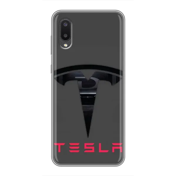 Чехол с рисунком «Logo TESLA» для Samsung Galaxy A02 Чехол с рисунком «Logo TESLA» для Samsung Galaxy A02