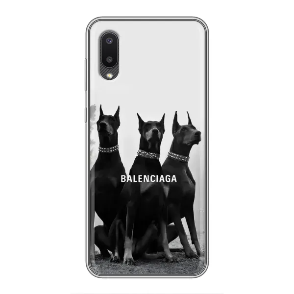 Чехол с рисунком «Три добермана» для Samsung Galaxy A02 Чехол с рисунком «Три добермана» для Samsung Galaxy A02