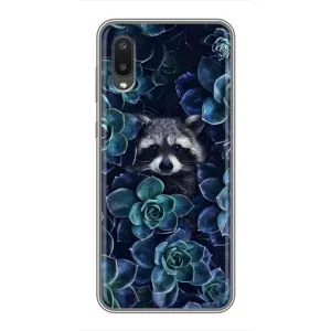 Силиконовый Чехол с Енотами на Samsung Galaxy A02 (В цветах)