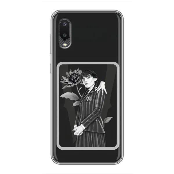 Чехол с рисунком «Венсдей картина» для Samsung Galaxy A02 Чехол с рисунком «Венсдей картина» для Samsung Galaxy A02