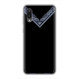 Силиконовый Чехол на Samsung Galaxy A02 (Воротник вышиванки)