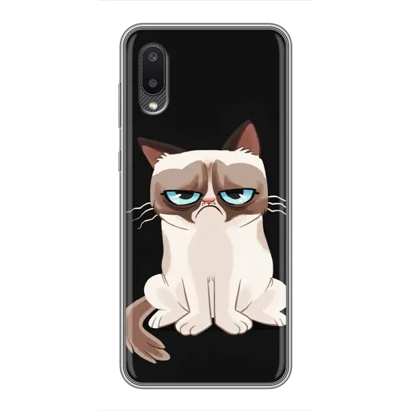 Чехол с рисунком «Взгляд кота» для Samsung Galaxy A02 Чехол с рисунком «Взгляд кота» для Samsung Galaxy A02