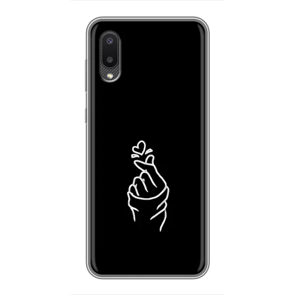 Чехол с рисунком «Знак Сердечка» для Samsung Galaxy A02 Чехол с рисунком «Знак Сердечка» для Samsung Galaxy A02