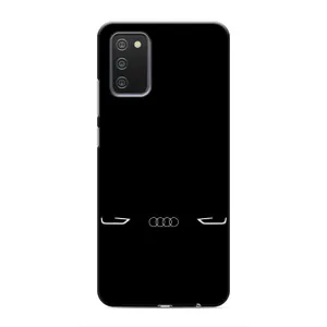 Силіконовий бампер з картинкою машини на Samsung Galaxy A02s (Сілует Audi)