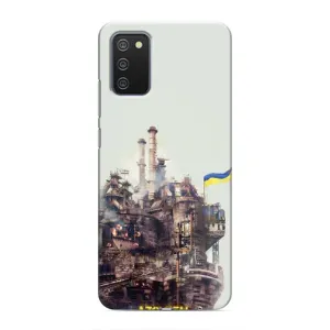 Чехлы на военную тематику для Samsung Galaxy A02s (Азовсталь)
