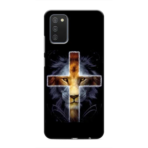 Чехол с рисунком «Иисус Лев» для Samsung Galaxy A02s Чехол с рисунком «Иисус Лев» для Samsung Galaxy A02s