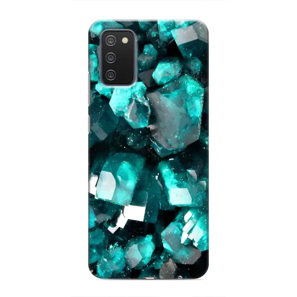 Чехол с рисунком «Кристалы» для Samsung Galaxy A02s Чехол с рисунком «Кристалы» для Samsung Galaxy A02s