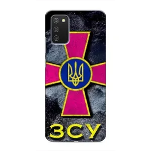 ЗСУ Чехлы (TPU) для Samsung Galaxy A02s (Лого ЗСУ)