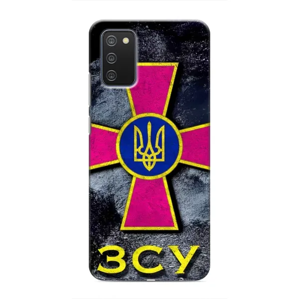 Чехол с рисунком «Лого ЗСУ» для Samsung Galaxy A02s Чехол с рисунком «Лого ЗСУ» для Samsung Galaxy A02s