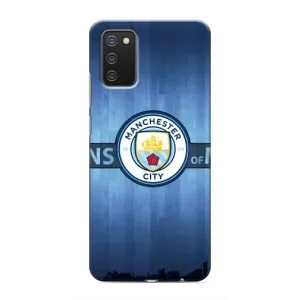 Силиконовые Чехлы принт Футбол на Samsung Galaxy A02s (ManCity)