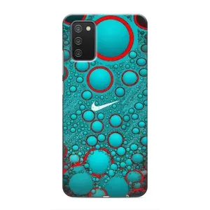 Силиконовый Чехол на Samsung Galaxy A02s с картинкой Nike (Найк зеленый)