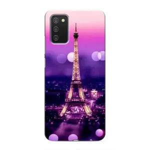 Чехол с Эйфелевой башней на Samsung Galaxy A02s (Париж башня)