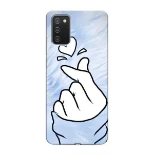 Чехлы (Знак сердечка) на Samsung Galaxy A02s (Сердечка знак)