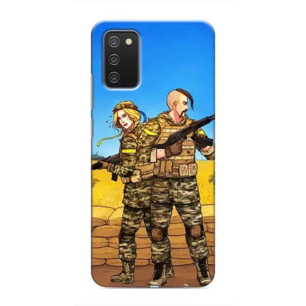 Чехол с рисунком «Солдаты ЗСУ» для Samsung Galaxy A02s Чехол с рисунком «Солдаты ЗСУ» для Samsung Galaxy A02s