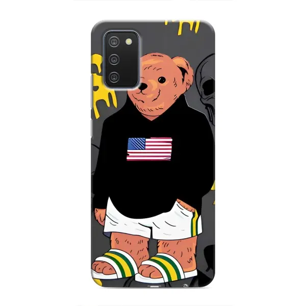 Чехол с рисунком «Teddy USA» для Samsung Galaxy A02s Чехол с рисунком «Teddy USA» для Samsung Galaxy A02s
