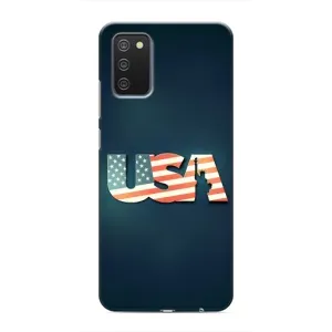 Чохол Прапор USA для Samsung Galaxy A02s (USA)