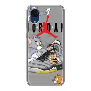 Силиконовый Чехол Nike Air Jordan на Самсунг А03 Кор (Air Jordan)