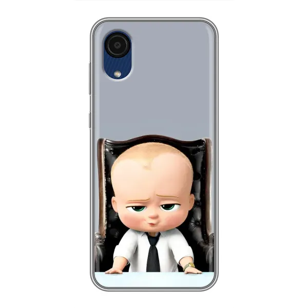 Чехол с рисунком «BOSS» для Samsung Galaxy A03 Core