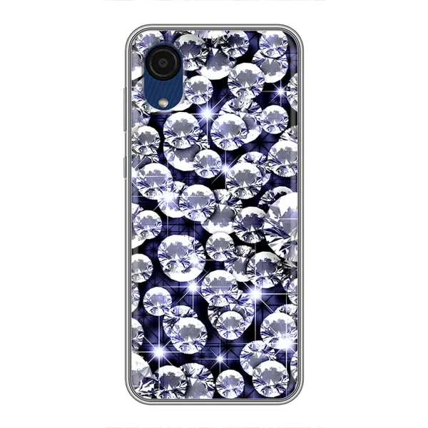 Чехол с рисунком «Бриллианты» для Samsung Galaxy A03 Core