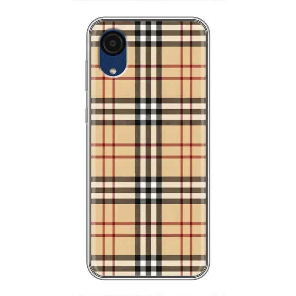 Чехол с рисунком «Burberry стиль» для Samsung Galaxy A03 Core Чехол с рисунком «Burberry стиль» для Samsung Galaxy A03 Core