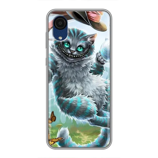 Чехол с рисунком «Чеширский КОТИК» для Samsung Galaxy A03 Core Чехол с рисунком «Чеширский КОТИК» для Samsung Galaxy A03 Core