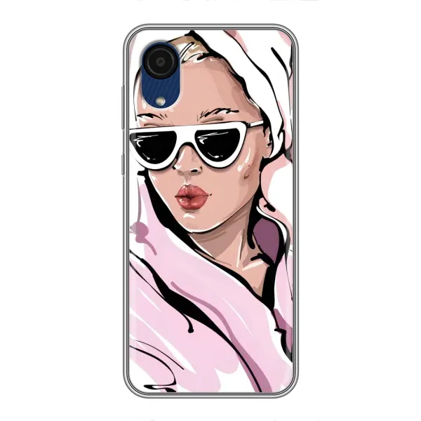 Чехол с рисунком «Девушка в халате» для Samsung Galaxy A03 Core Чехол с рисунком «Девушка в халате» для Samsung Galaxy A03 Core
